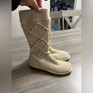 Australia 'Classic Argyle' Sweater Knit Boots